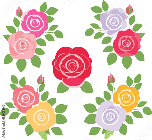 seamless pattern with roses