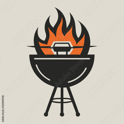 barbecue grill vector