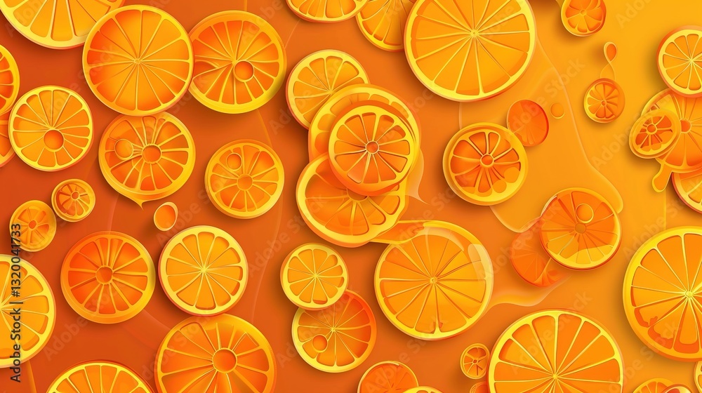 Obraz premium Orange_Texture_background