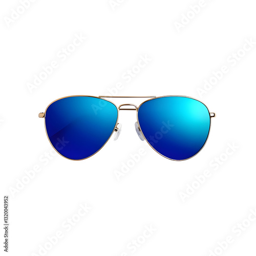 Trendy Blue Mirrored Sunglasses Showcasing Elegant and Exclusive Design