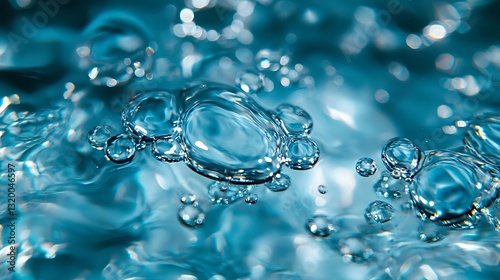 Wallpaper Mural Water Bubbles Texture Closeup Torontodigital.ca