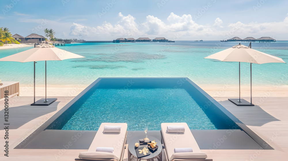 Luxury Beachfront Villa with Private Infinity Pool and Ocean View, Idyllic Tropical Getaway Luxury Beachfront Villa with Private Infinity Pool and Ocean View, Idyllic Tropical Getaway