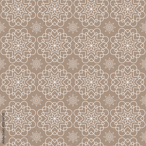 Mandala ornaments repeat pattern design 