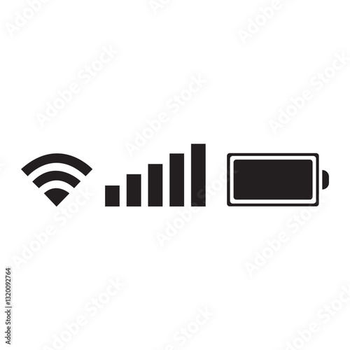 wifi battery icon