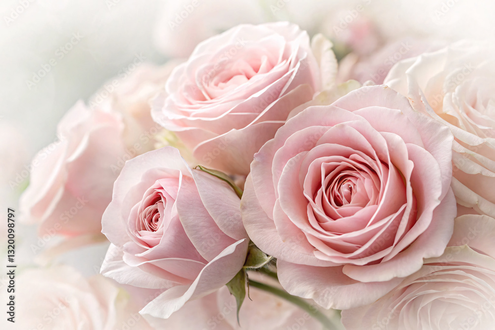 Elegant Soft Pink Roses Bouquet – Romantic Floral Beauty Elegant Soft Pink Roses Bouquet – Romantic Floral Beauty