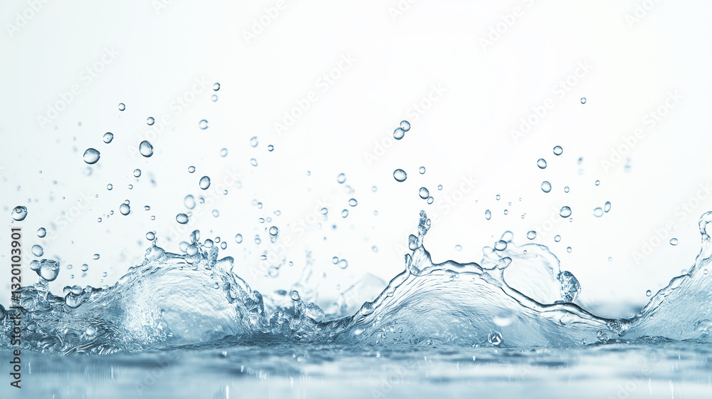 Water's Embrace: Capturing the dynamic essence of liquid in a dance of splashes and droplets. Water's Embrace: Capturing the dynamic essence of liquid in a dance of splashes and droplets.