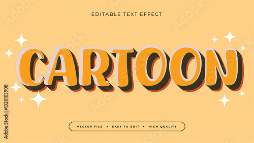A vibrant and dynamic text effect showcasing the word 'cartoon' with a bold design, perfect for graphics and marketing.