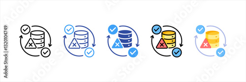 Fault Tolerant Design Multi Style Icon Set