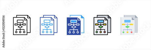 Schema Multi Style Icon Set