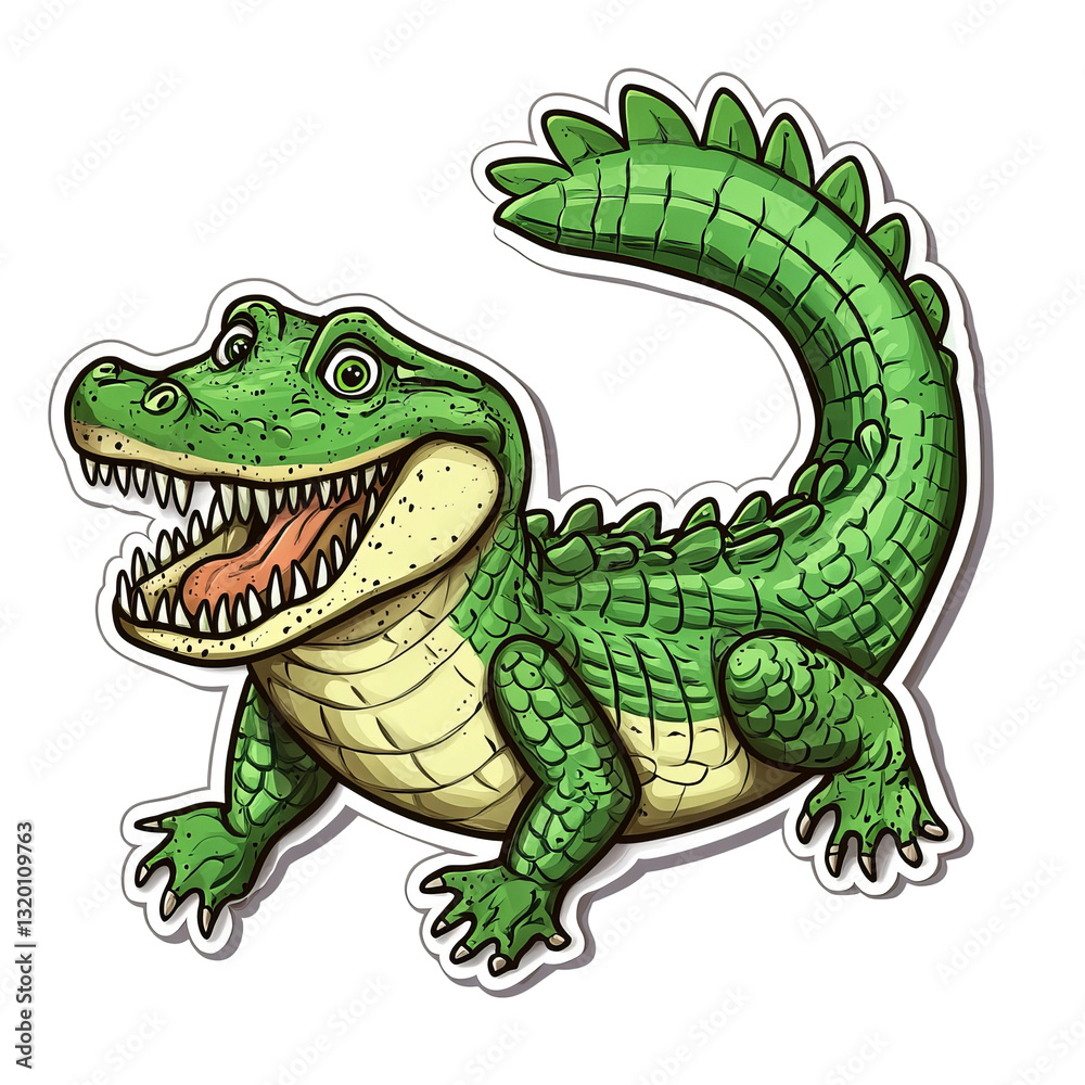 cartoon crocodile with a smile cartoon crocodile with a smile