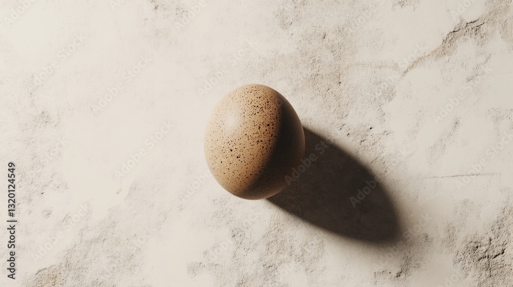 Obraz premium A striking close-up of creamy, textured concrete reveals an intricate, rugged surface. Its uneven pattern hints at strength and character beneath its calm hue. Half-visible, it suggests endless potent