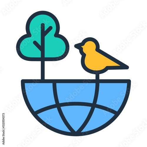 Biodiversity Conservation Icon