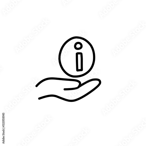 information line icon