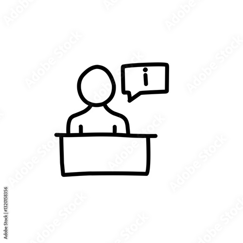 information line icon
