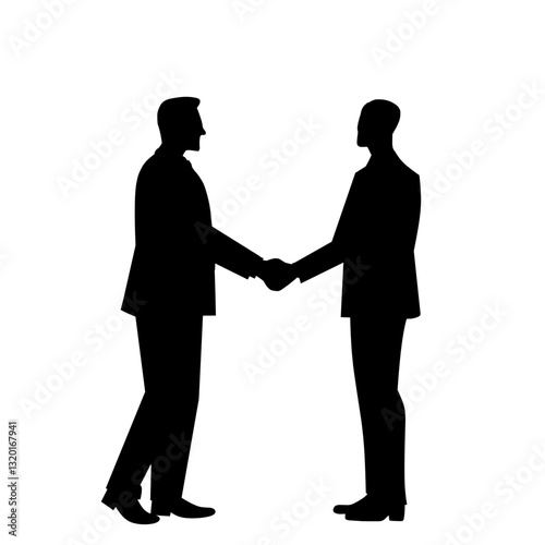 two businessmen shaking hands