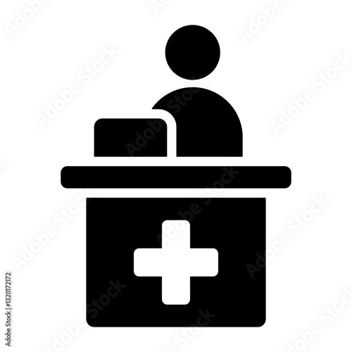 Reception Desk Icon