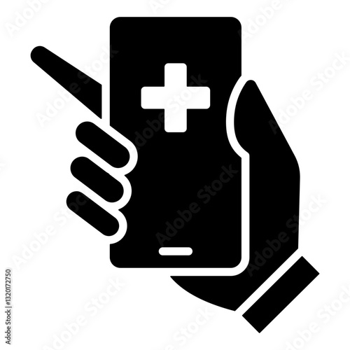 Technology In Health Icon
