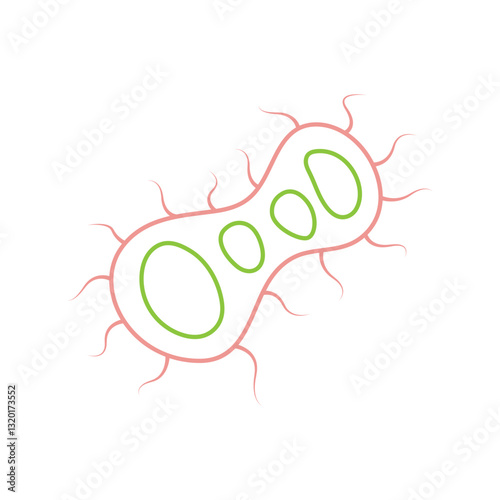 Germs and bacteria icon design