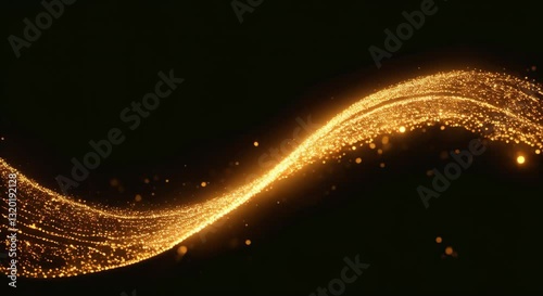 Spellbound by Gold: A Captivating Display of Light