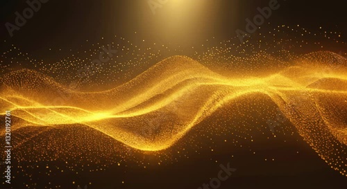 Enchanted Gold: A Mesmerizing Dance of Light