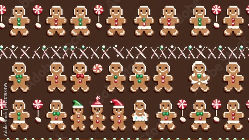 festive gingerbread characters celebrating the holiday spirit