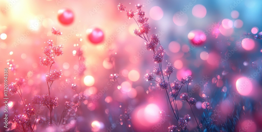 Dreamy Pastel Bokeh Background with Ethereal Glowing Orbs and Soft Focus Dreamy Pastel Bokeh Background with Ethereal Glowing Orbs and Soft Focus