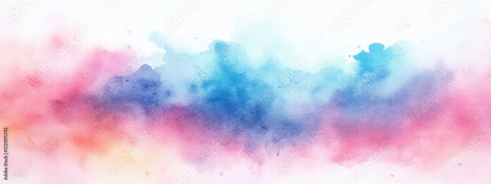 Fototapeta premium Abstract Sky Landscape Blending Pink and Blue Hues with Soft Gradients