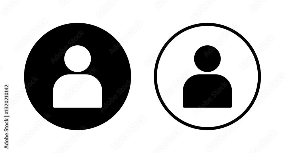 User icon logo design. person sign and symbol. people icon. User icon logo design. person sign and symbol. people icon.