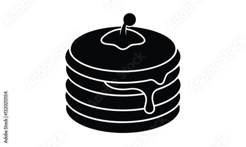 Stack of Pancakes Icon