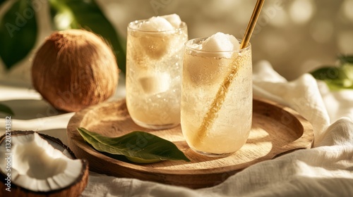 Refreshing Coconut Iced Drinks