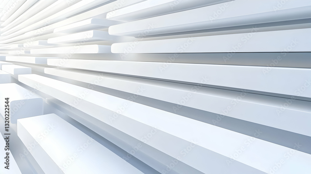 Abstract 3D White Rectangular Blocks Background, Modern Geometric Design with Depth and Perspective, Clean Minimalist Style for Digital and Print Media Abstract 3D White Rectangular Blocks Background, Modern Geometric Design with Depth and Perspective, Clean Minimalist Style for Digital and Print Media