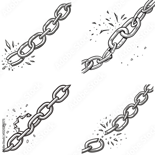 Breaking Chains A Symbol of Strength Freedom and Resistance.