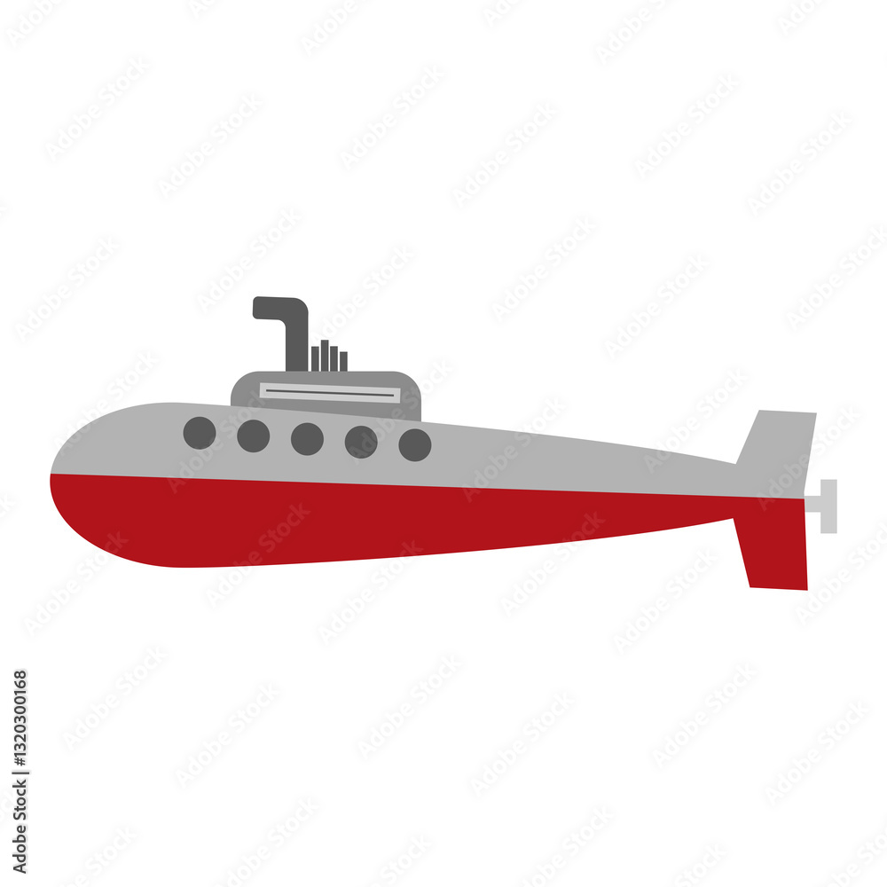 Obraz premium submarine isolated on white