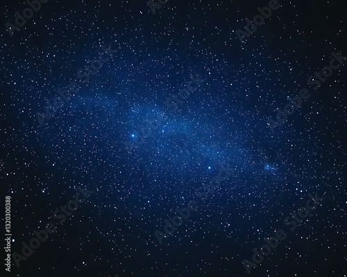 The vast cosmos showing countless bright stars in the dark space