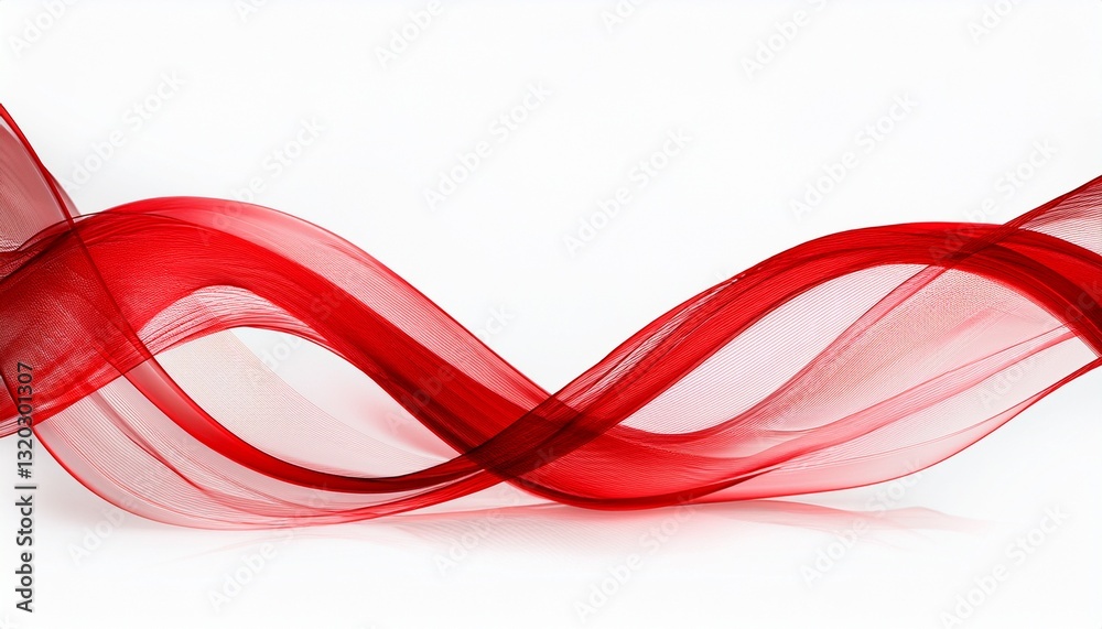 abstract red waves on white background abstract red waves on white background