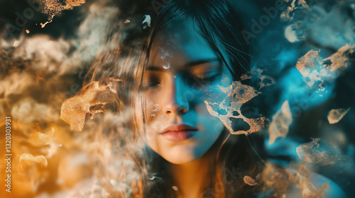 A Fashionable Woman's Beauty