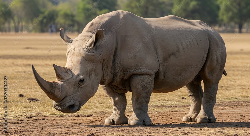 Obraz premium rhino in the wild