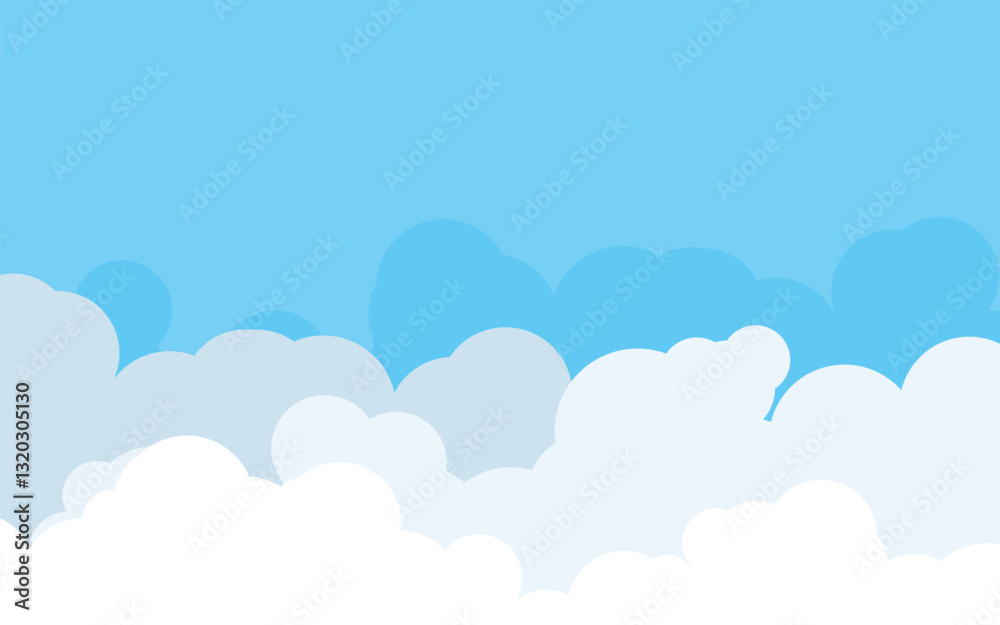 Cloud Background template illustration design v.18 Cloud Background template illustration design v.18