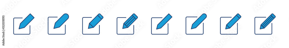 Edit icon set. edit document icon. edit text icon. pencil. sign up Edit icon set. edit document icon. edit text icon. pencil. sign up