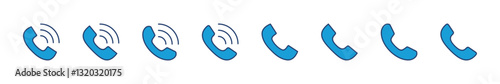 Call icon set. telephone icon vector. phone icon vector. contact us