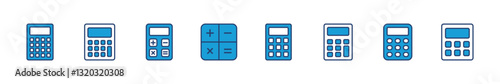 Calculator icon set. Accounting calculator icon. calculator vector