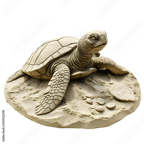 Sea Turtle Statue: Garden Decor transparent background