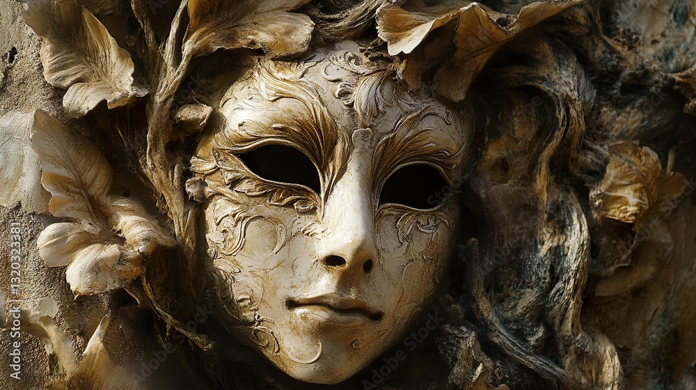 Intricate Venetian Mask: A Timeless Work of Art Intricate Venetian Mask: A Timeless Work of Art