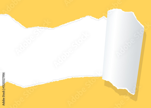 破れた紙、背景フレーム、壁紙、画用紙