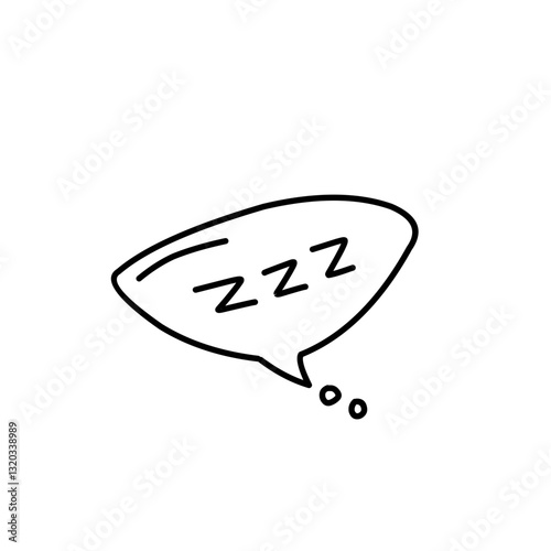sleep bubble zzz