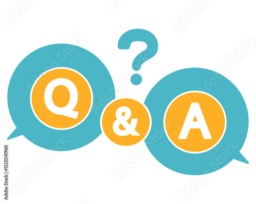 Q&Aのロゴイラスト