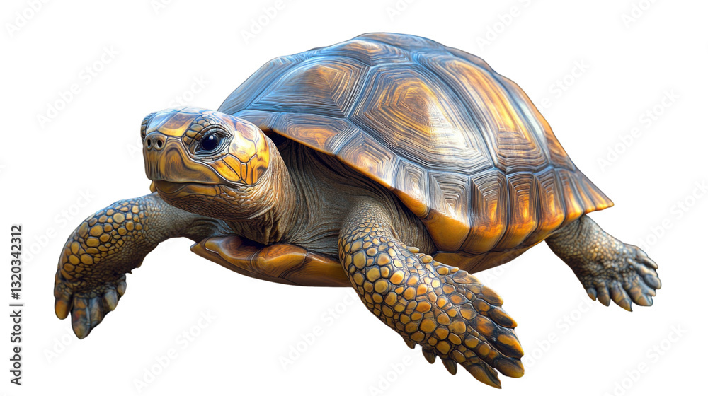 Obraz premium turtle isolated on white background