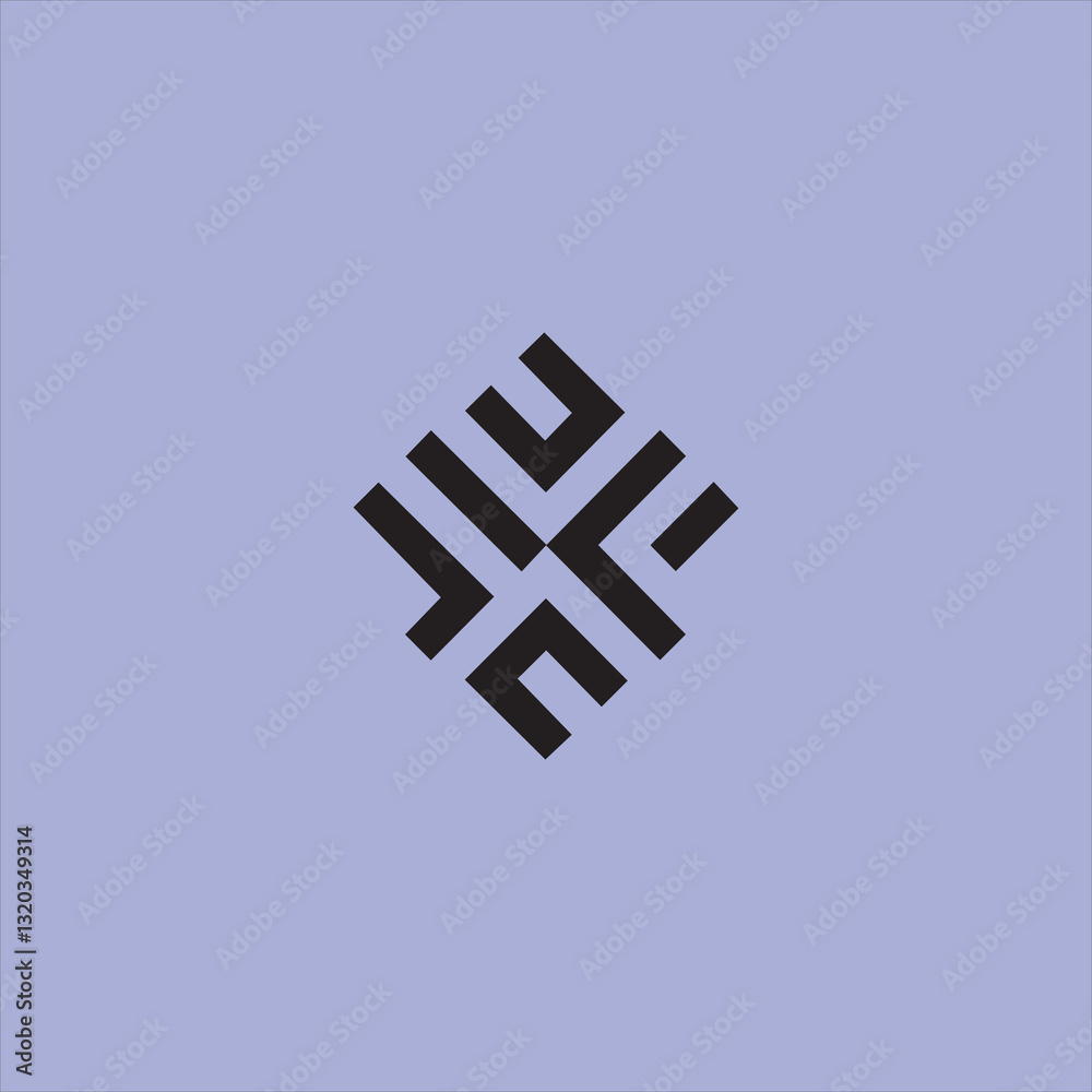 Obraz premium the Fire Cross logo design