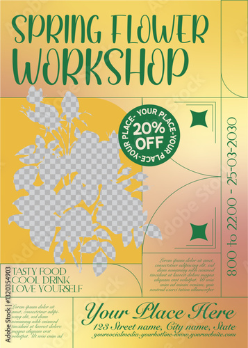 Spring Flower Workshop Flyer