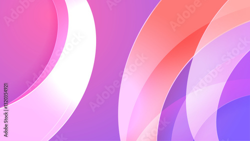 stylish colorful curve shapes gradient abstract background vector illustration, perfect for presentation design, business project, or digital poster